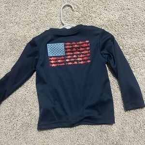 Columbia Boys' Toddler PFG Terminal Tackle Fish Flag Long Sleeve Shirt